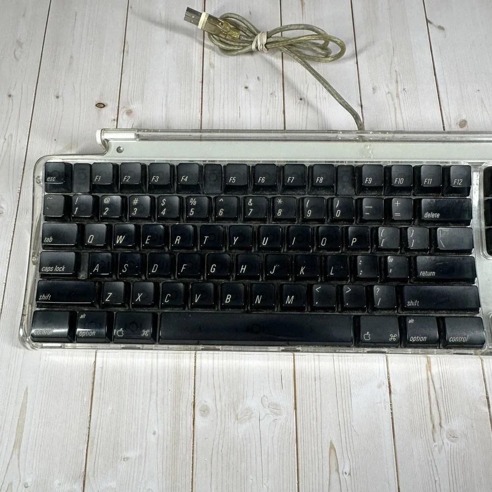 Apple Pro Keyboard Macintosh M7803‎ Power Mac USB Keyboard Wired Tested Works